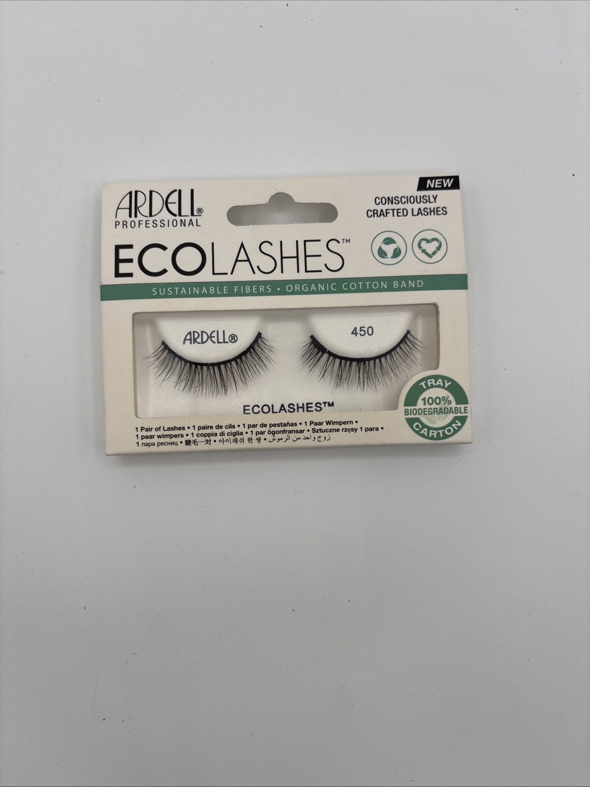 Ardell Professional Eco Lashes 450 Eyelashes. Lightweight and Organic. 1 Pair
