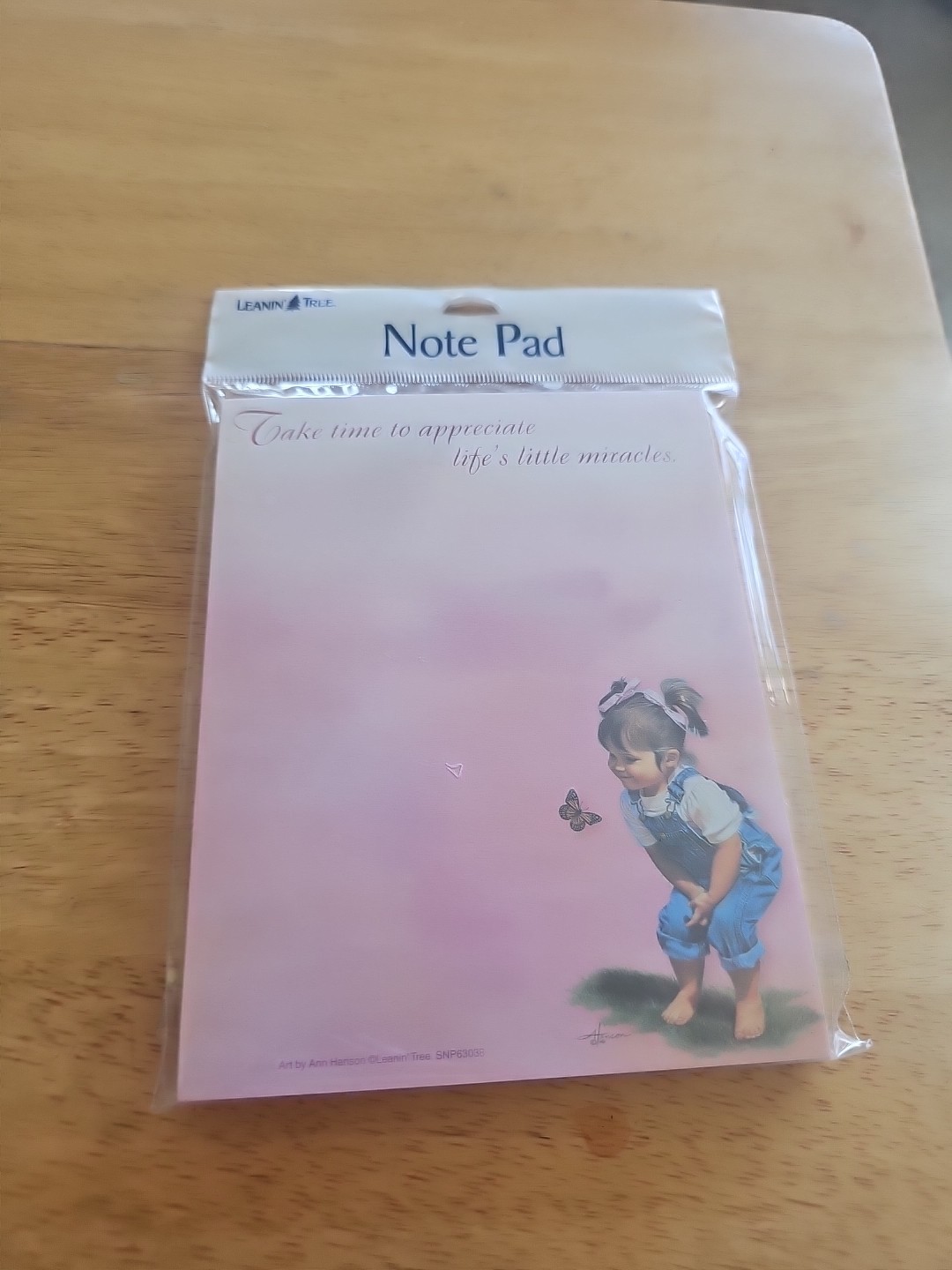 LEANIN TREE "Take Time To Appreviate Lifes Little Miracles" ~Note Pad 60 sheets