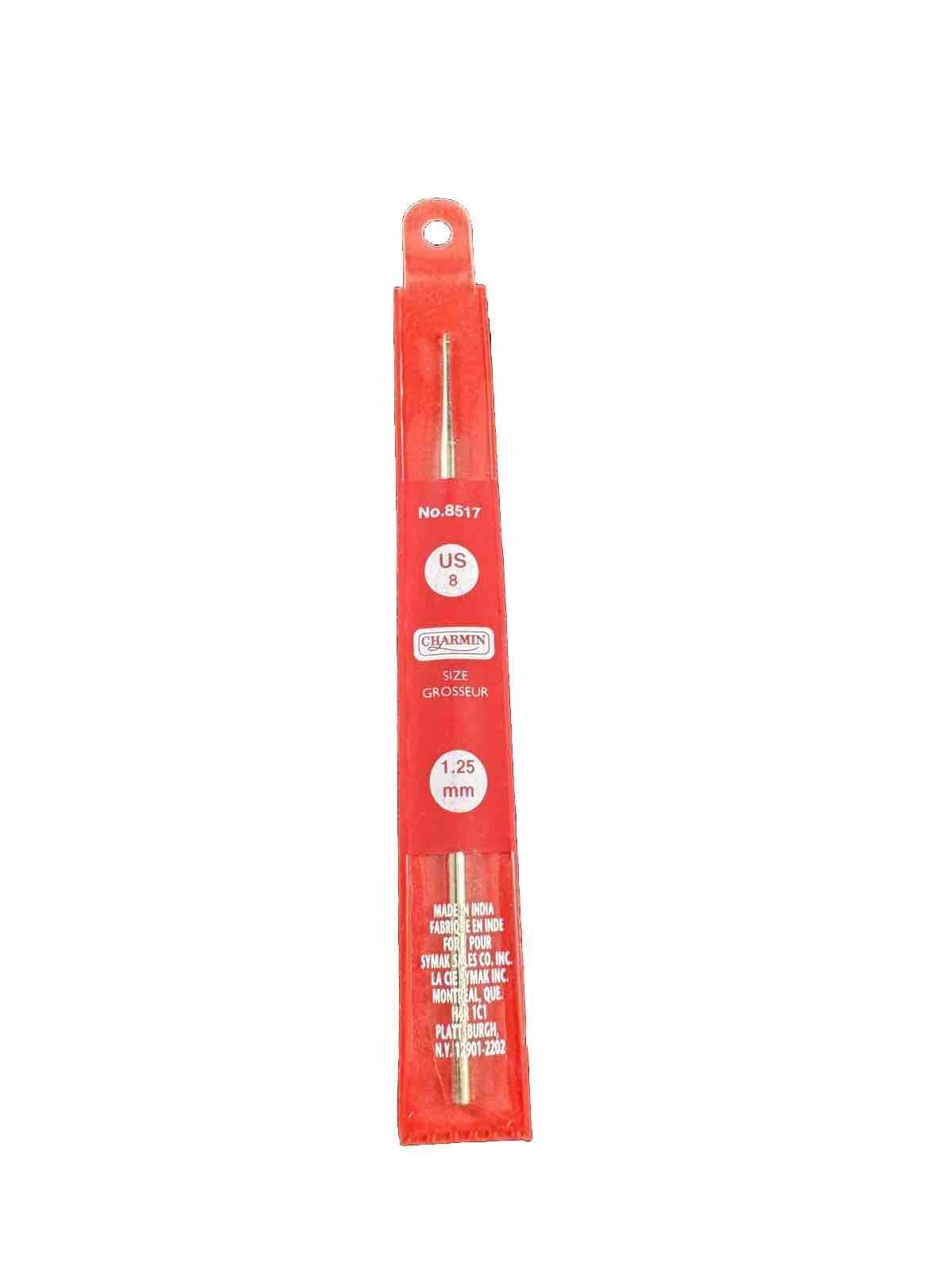 CHARMIN CROCHET STAINLESS STEEL HOOK 1.25mm No.8517 New!!