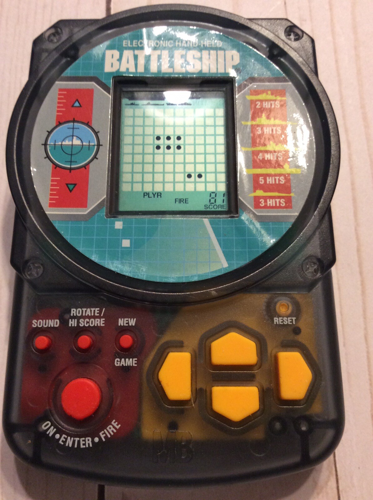1995 Milton Bradley Battleship Handheld Electronic Game