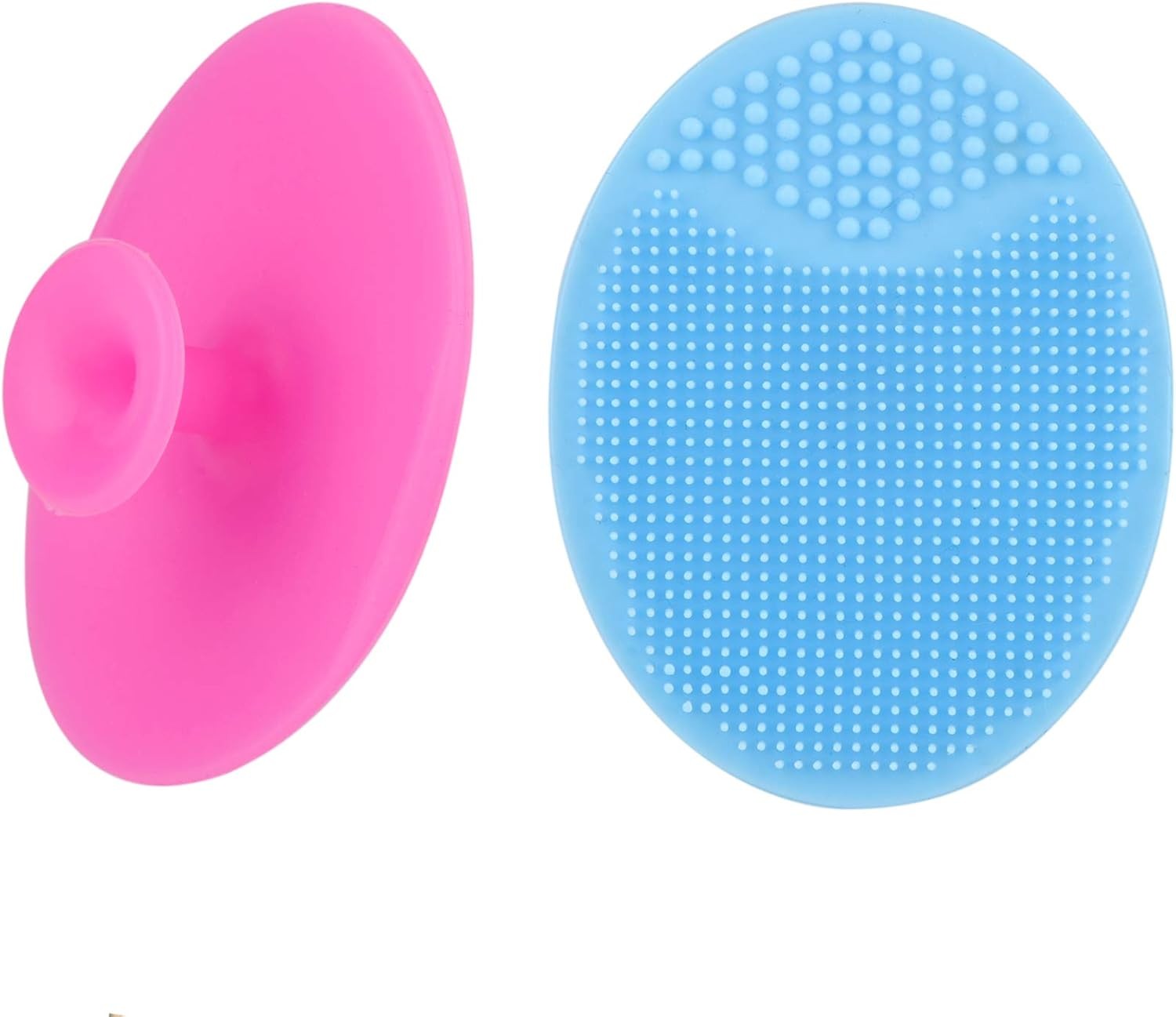 Face Scrubber,2 Pack Soft Silicone Scrubbies Facial Cleansing Pad Face
