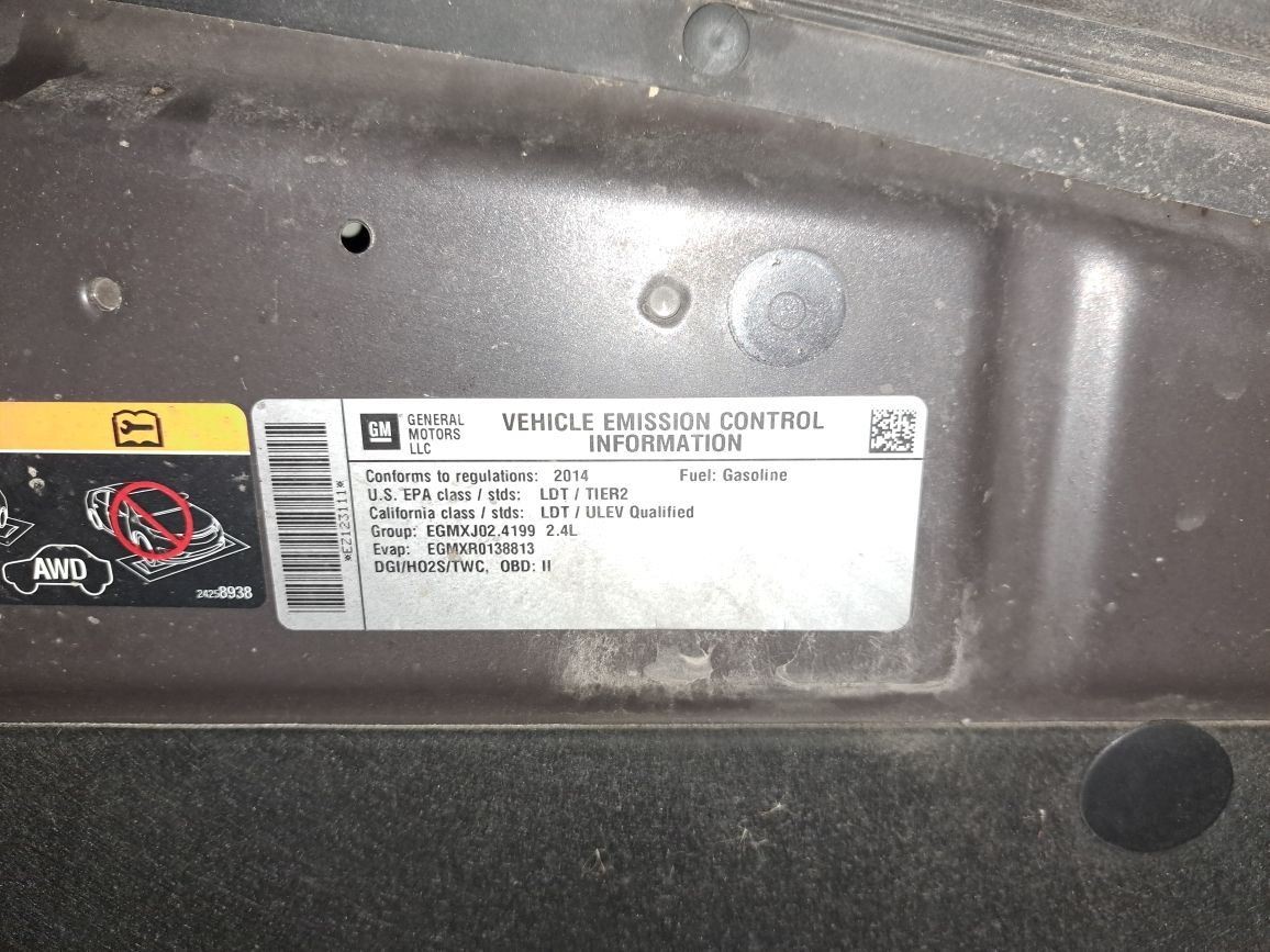 Rear 2014 Equinox Camera/Projector Sku#4239768