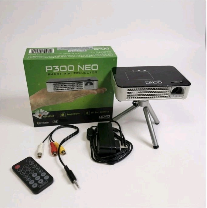 AAXA P300 NEO 720p HD Pico Projector, 420 LED Lumens, USB, HDMI