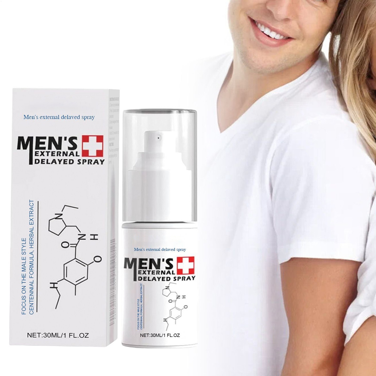 30ml Powerful Vigra Delay Spray For Men Penis Premature Ejaculation Enlargement