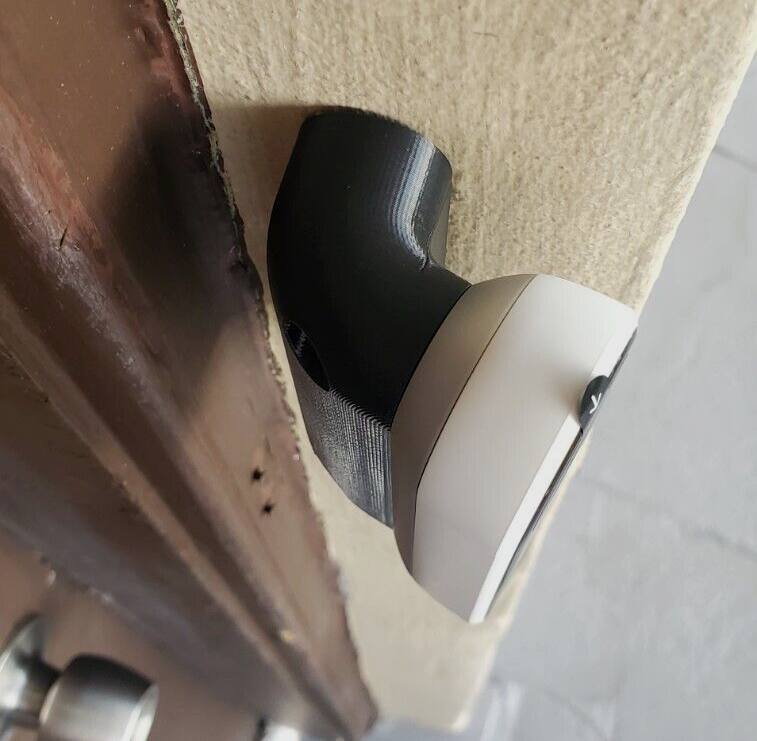 Google Nest Hello Doorbell A0077 Wired Wedge 75° Degree Angle Mount Bracket