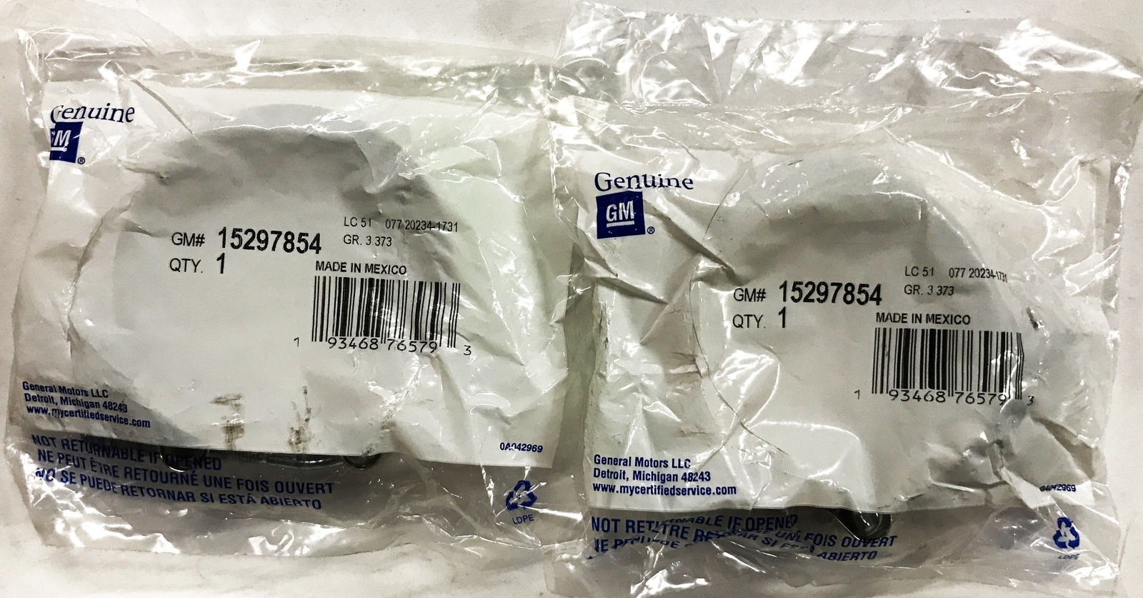 GM OEM Intercooler Hose Clamp 15297854 [Lot of 2] NOS