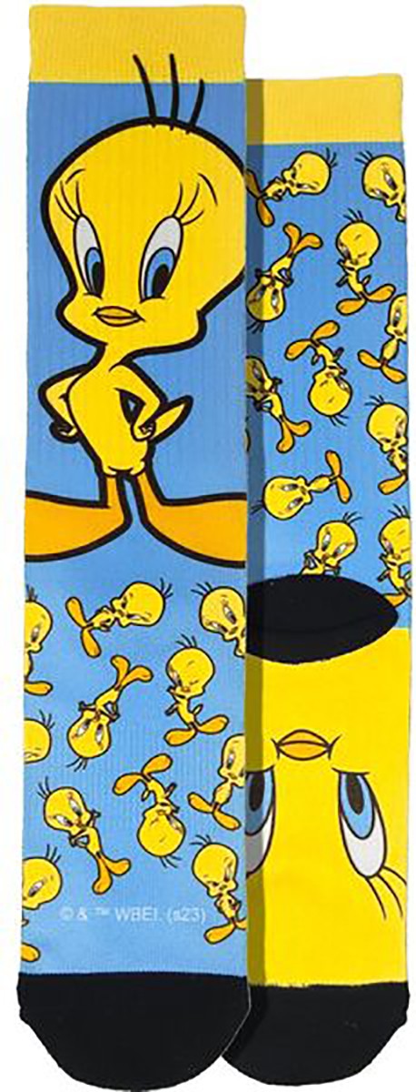 Spoontiques Fun Crew Socks, One Size Fits Most - Tweety