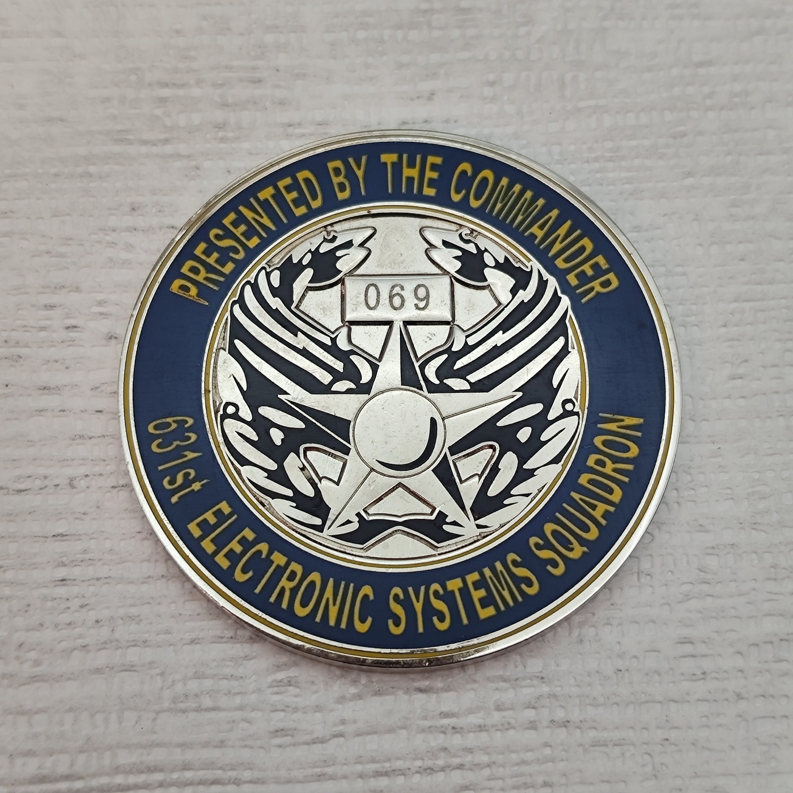 631st Electronic System Squadron Challenge Coin