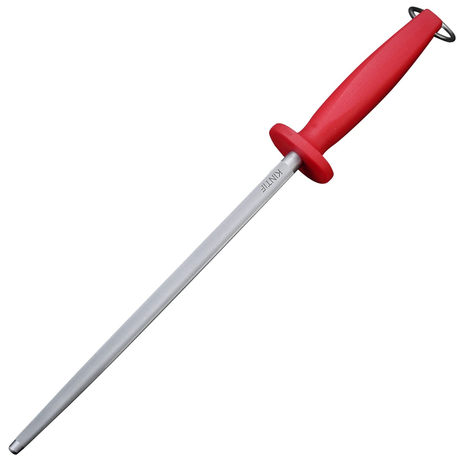 KINTIF 10 inch Honing Steel Honing Rod, Kitchen Knife Sharpener, High Carbon ...