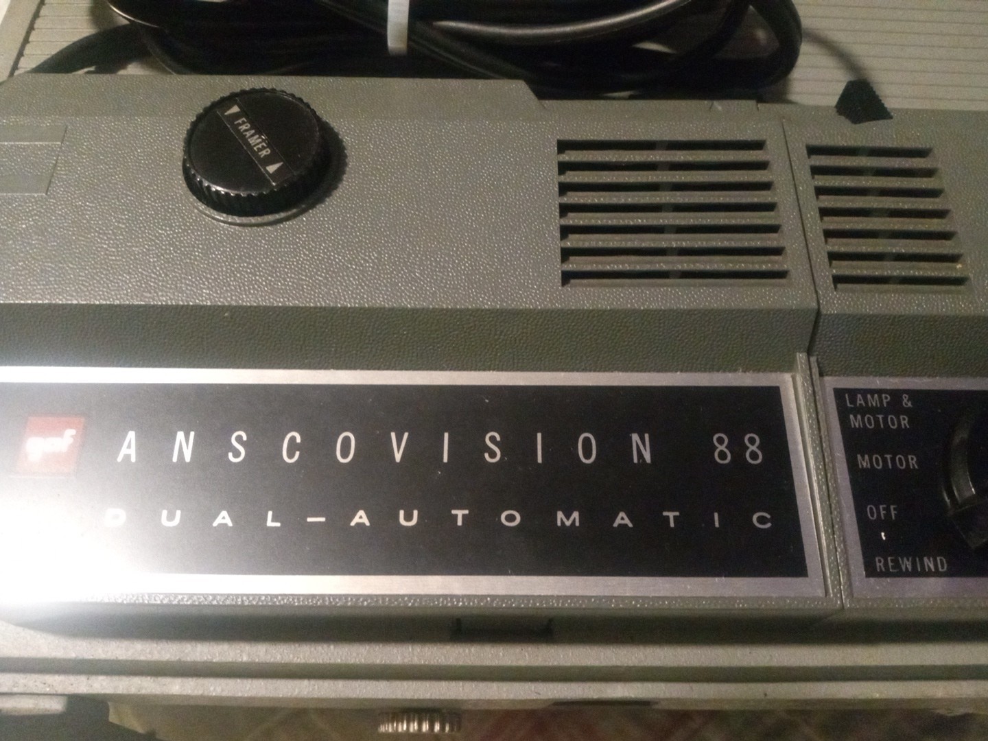 Vintage GAF Anscovision 88 8mm Movie Projector  WORKS