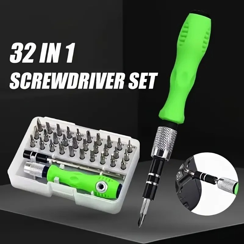 32 in 1 Small Magnetic Screwdriver Set Torx Driver Professional Repair Tool Kit