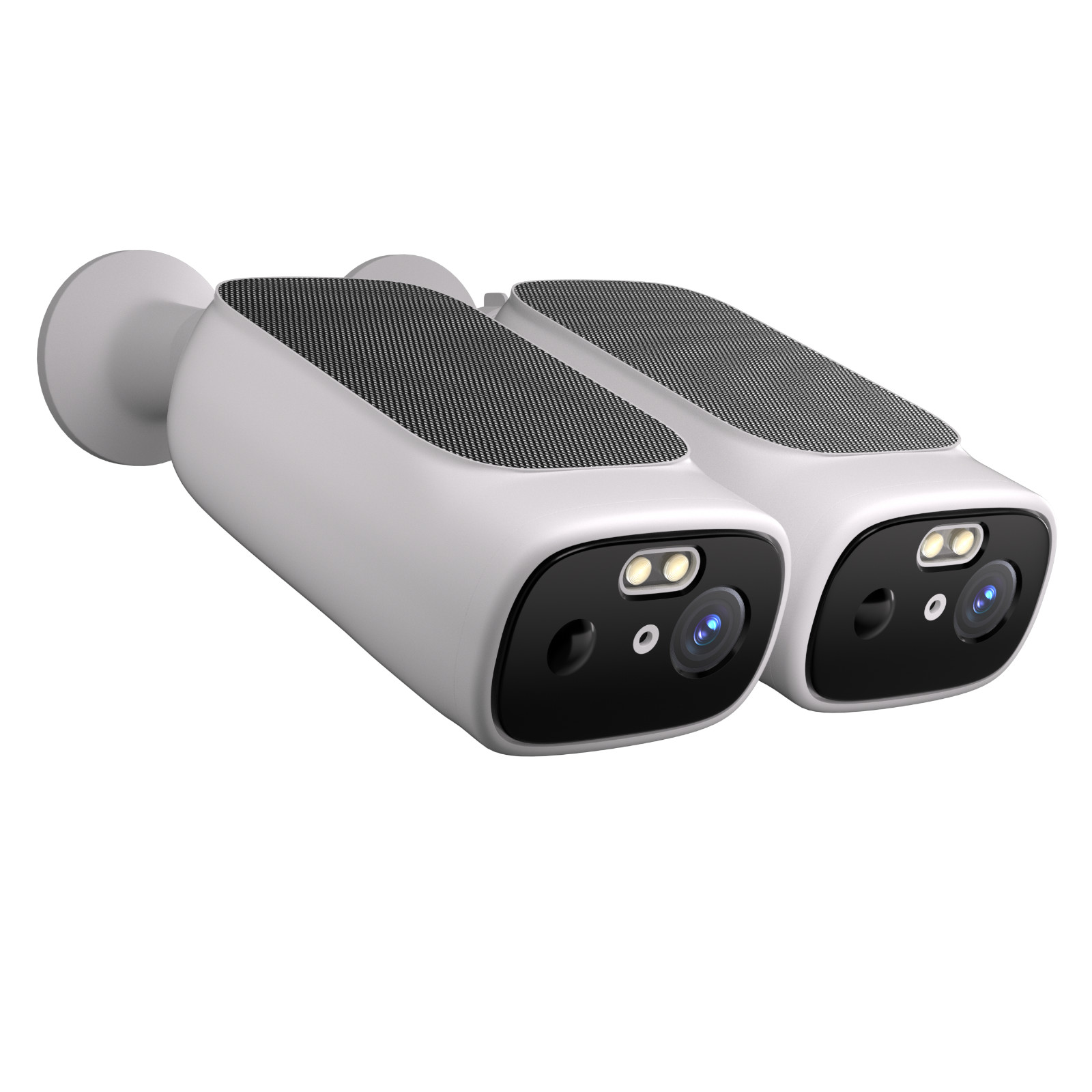 2PACK Solar Battery Powered Wifi Security Camera WIFI 2K Solar Battery Powered