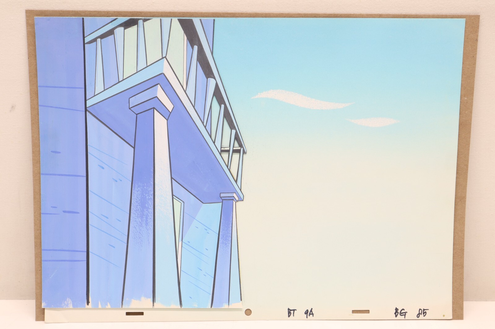 Original Hand Painted Animation Production Background (232-10)