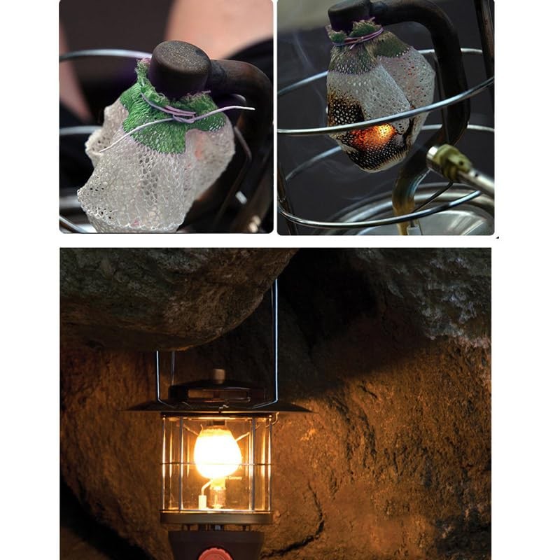 20-Pack Propane Lantern Mantles for Gas Lanterns and Covers