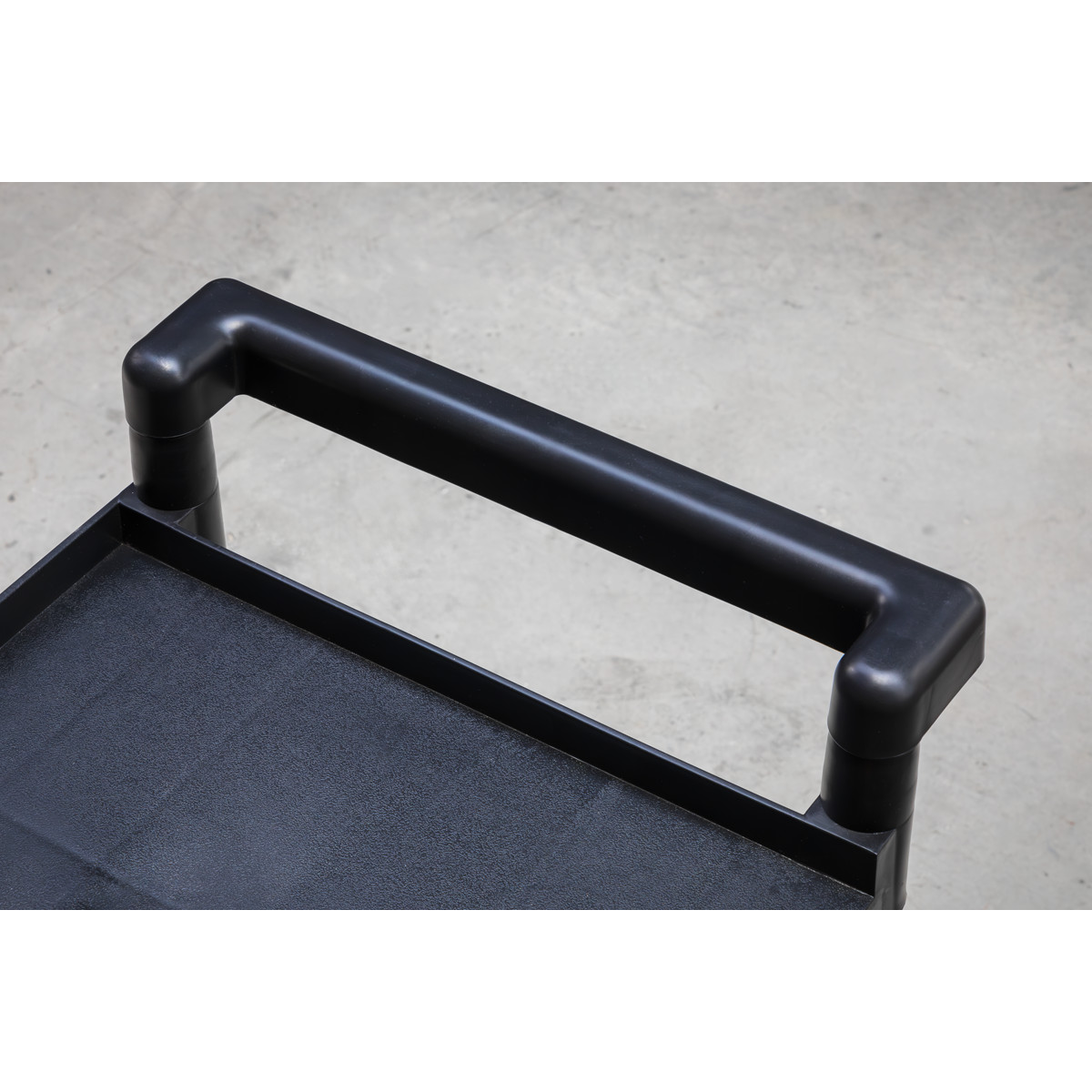 Sealey 3-Level Workshop Trolley With 30kg Capacity Per Shelf Black/Silver CX308