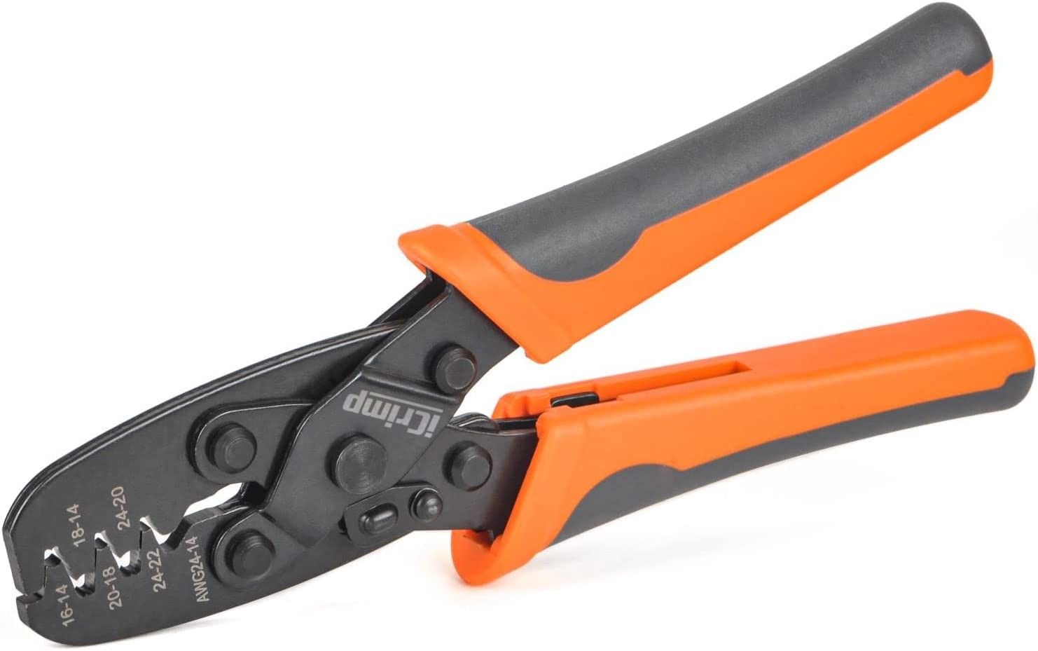 IWISS IWS-1424A Open Barrel Crimping Tool AWG24-14 Terminal Connector