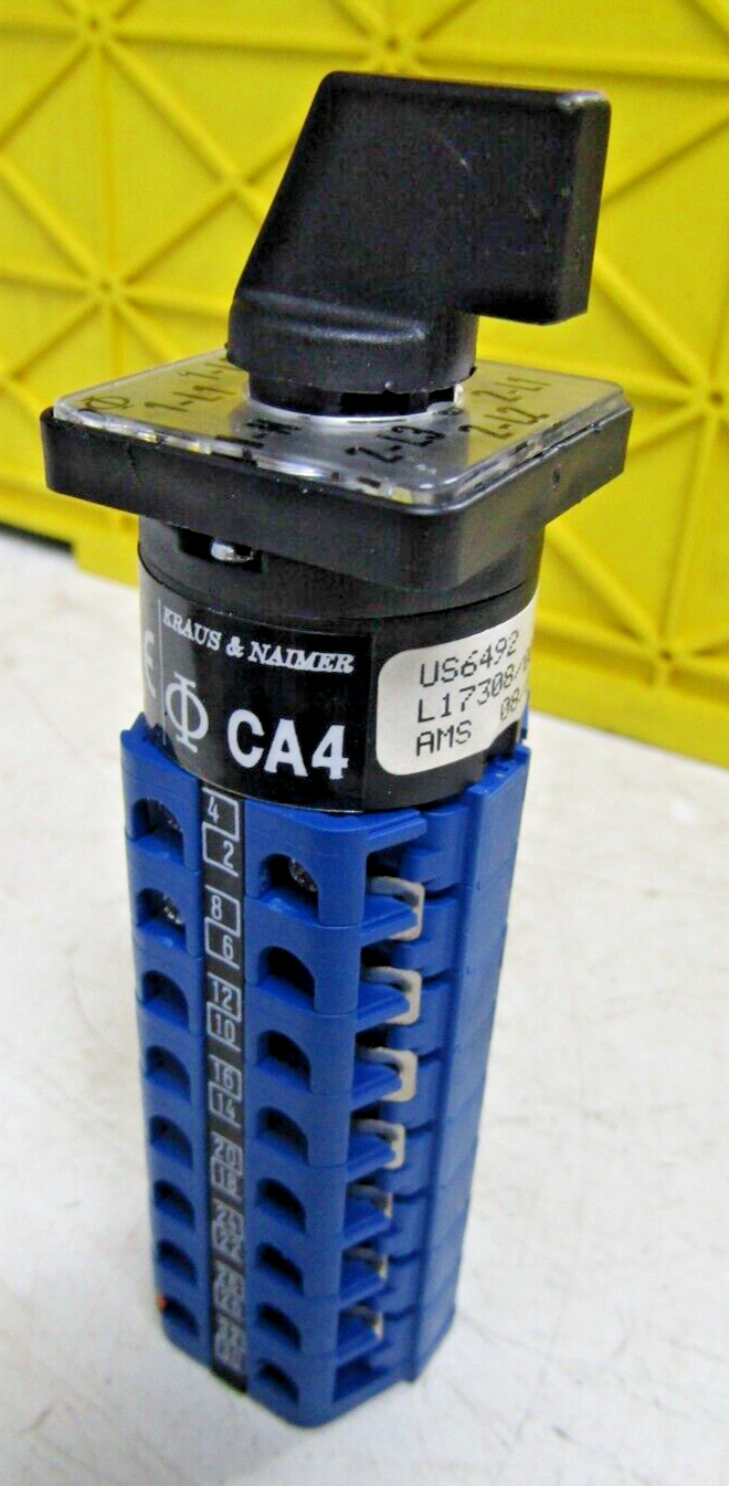 🔥NEW KRAUS & NAIMER CA4 ROTARY SWITCH 8 POSITION