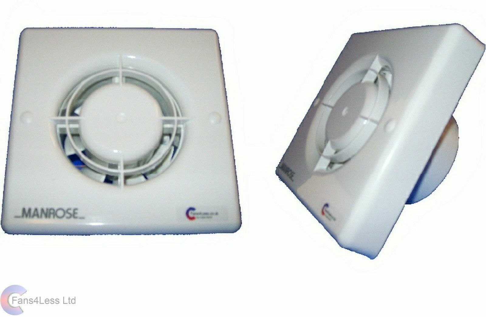 Manrose XF100LV 100MM 4” Wall Celing Extractor Bathroom Fan 12 Volt SELV