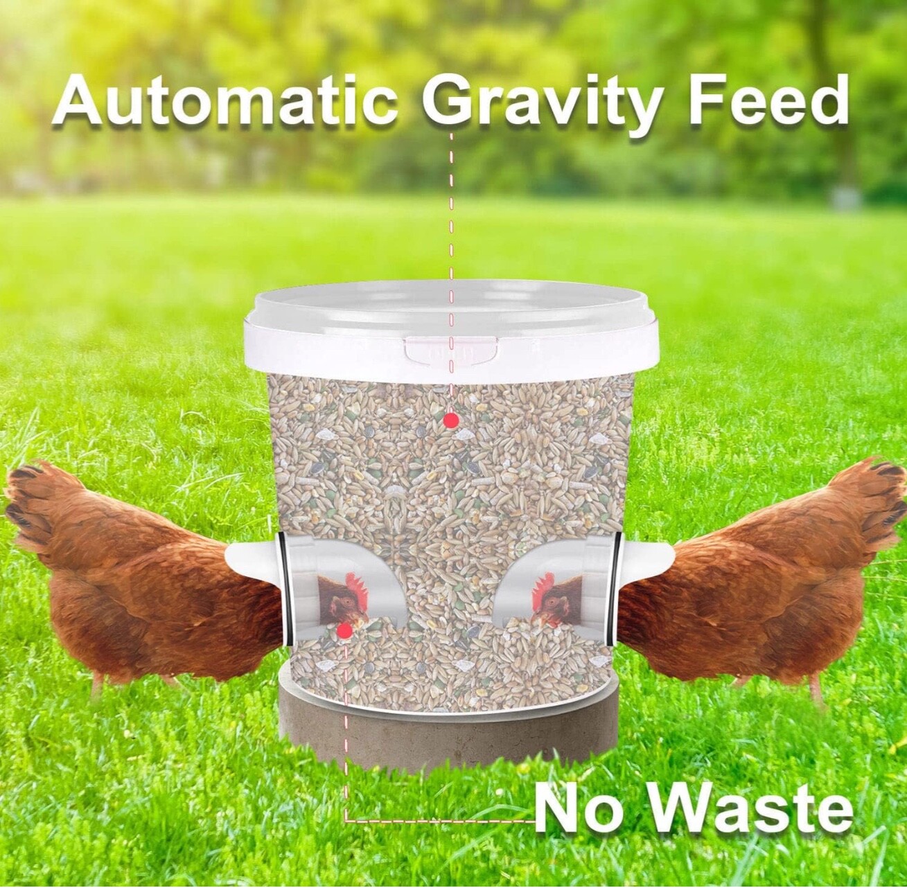 20 PCS Automatic Water Cups Poultry Drinker Waterer Chicken Ducks Quail Drinking