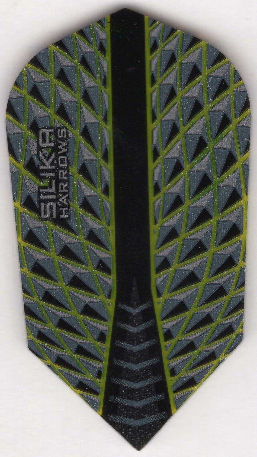 Yellow SILIKA HARROWS Slim Dart Flights: 3 per set
