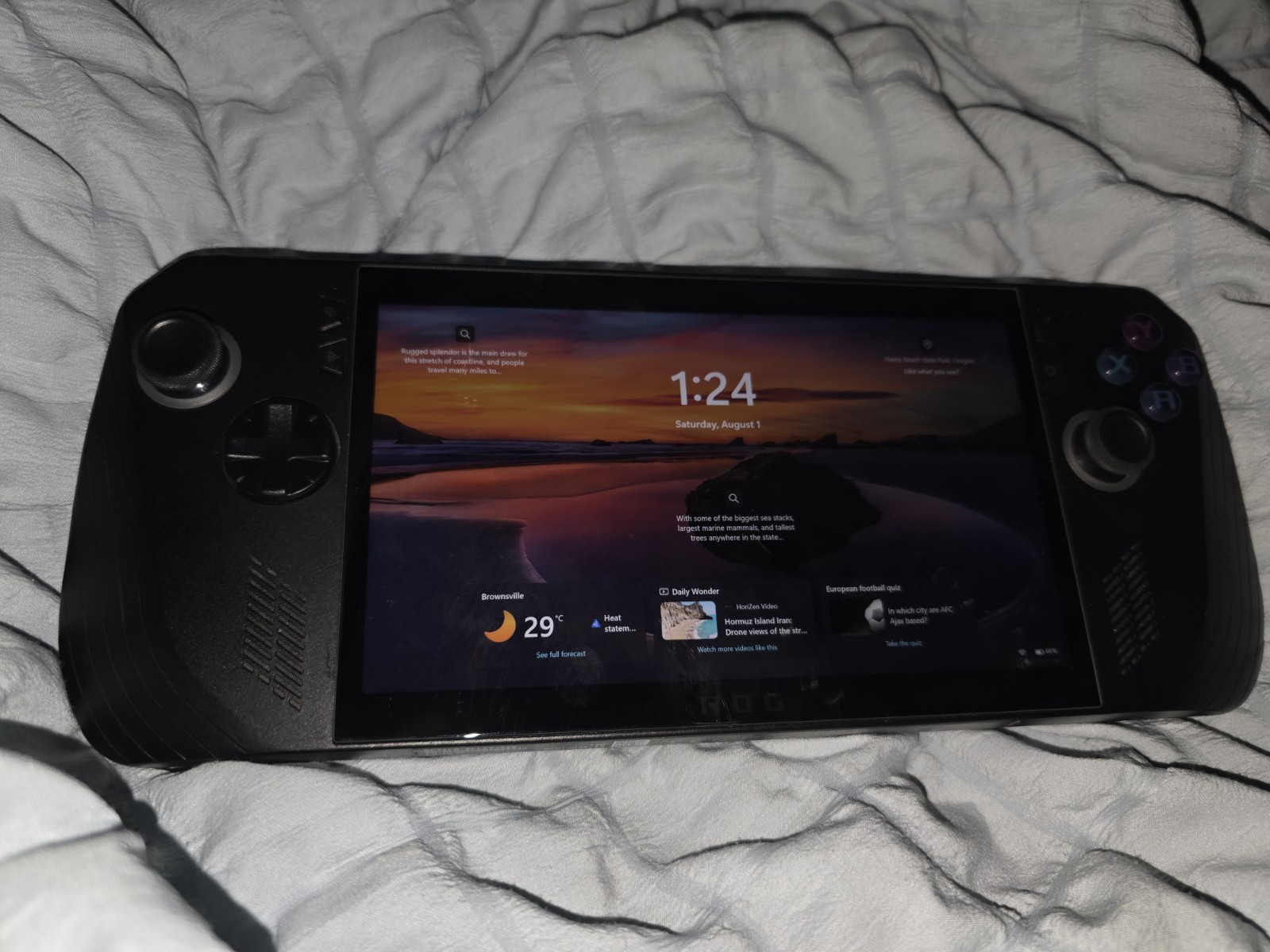 ASUS ROG Ally X Handheld Gaming 1TB SSD 24GB RAM Black Very Good NO CHARGER