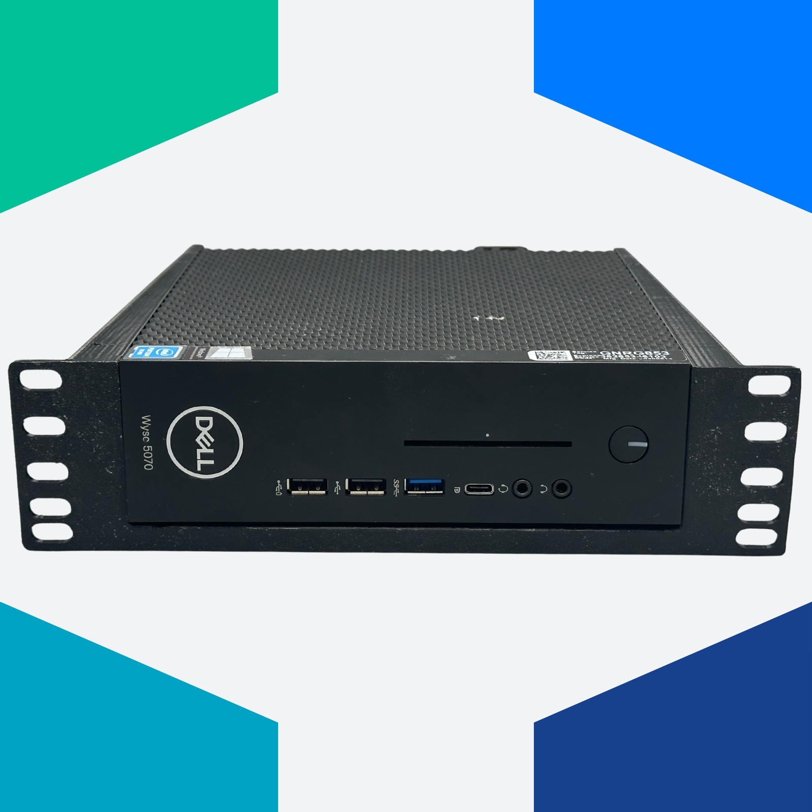 Dell Wyse 5070 Extended 1.5U Rackmount Adapter for 10" Racks | PETG | Vented