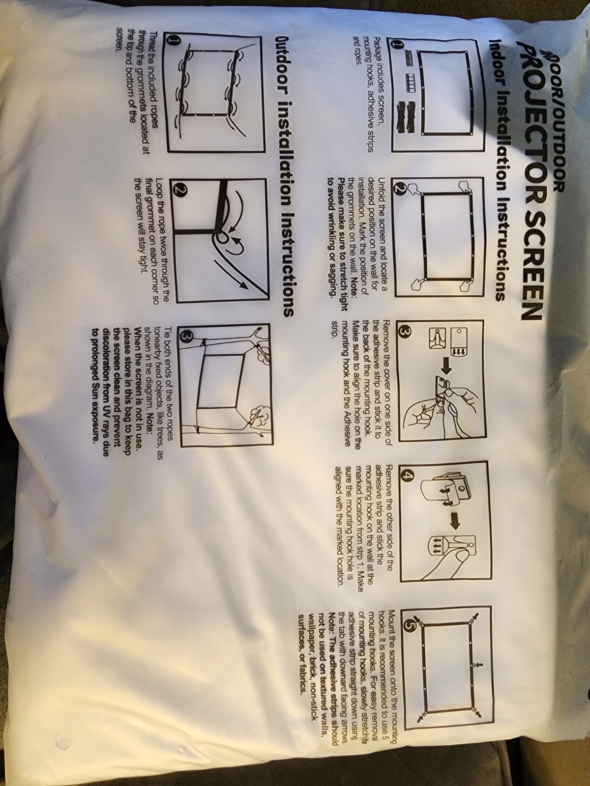 Indoor Outdoor Projector Screen