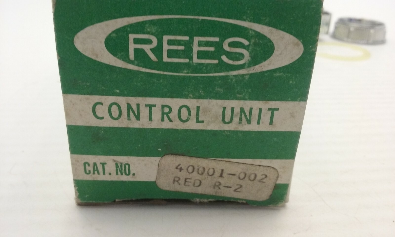 REES R2 CONTROL UNIT PUSHBUTTON STOP HEAVY DUTY RED NIB