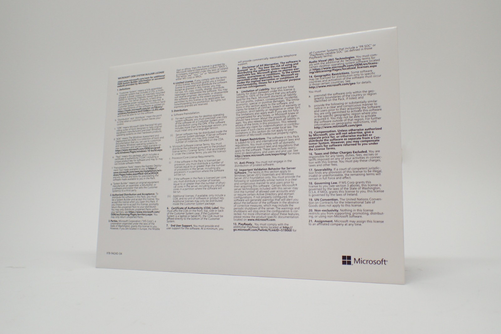 Microsoft Windows Server 2019 Datacenter DVD Kit 16-Core LICENSE KEY 1PK