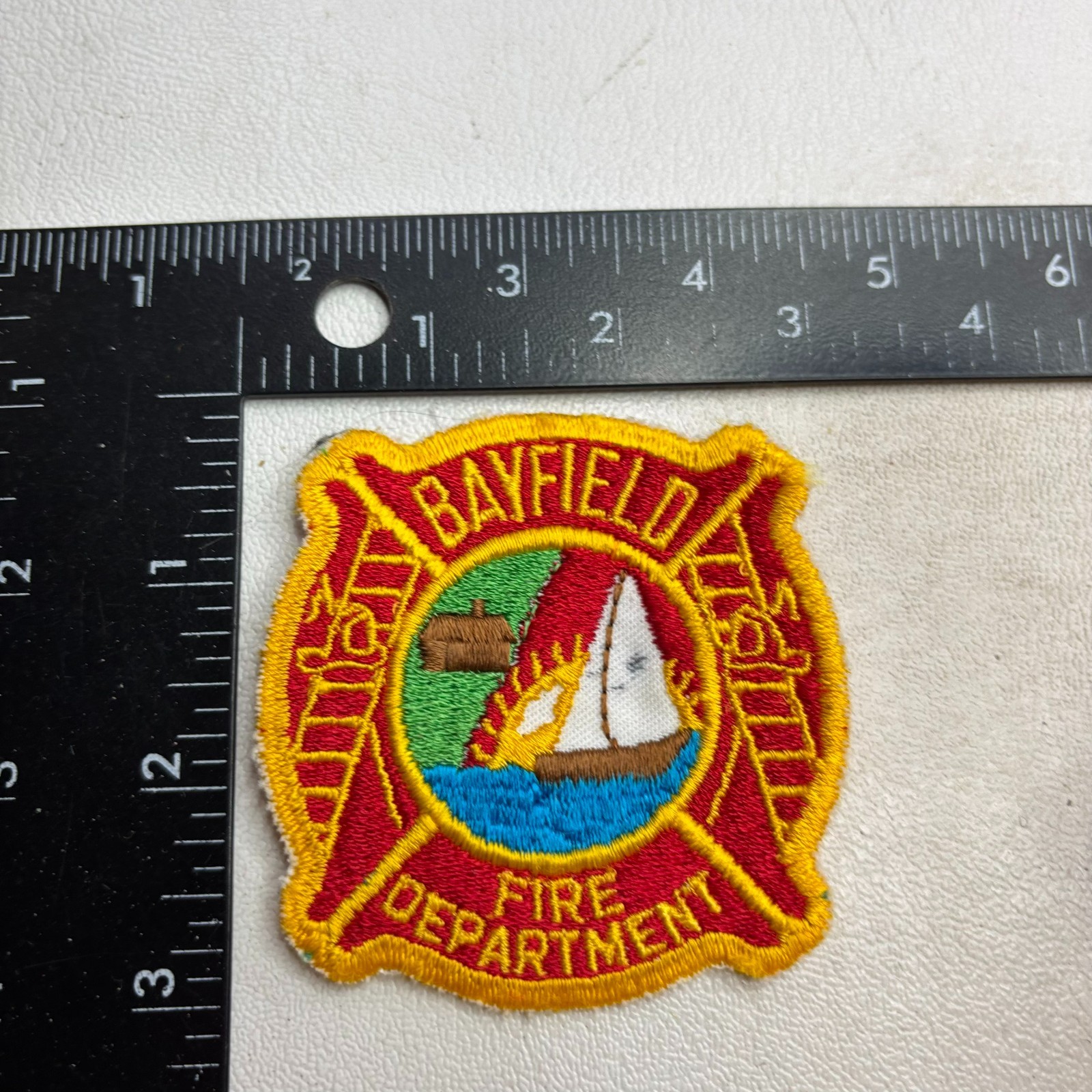 Vtg BAYFIELD Fire Department Patch (Firefighter) Patch 64SR