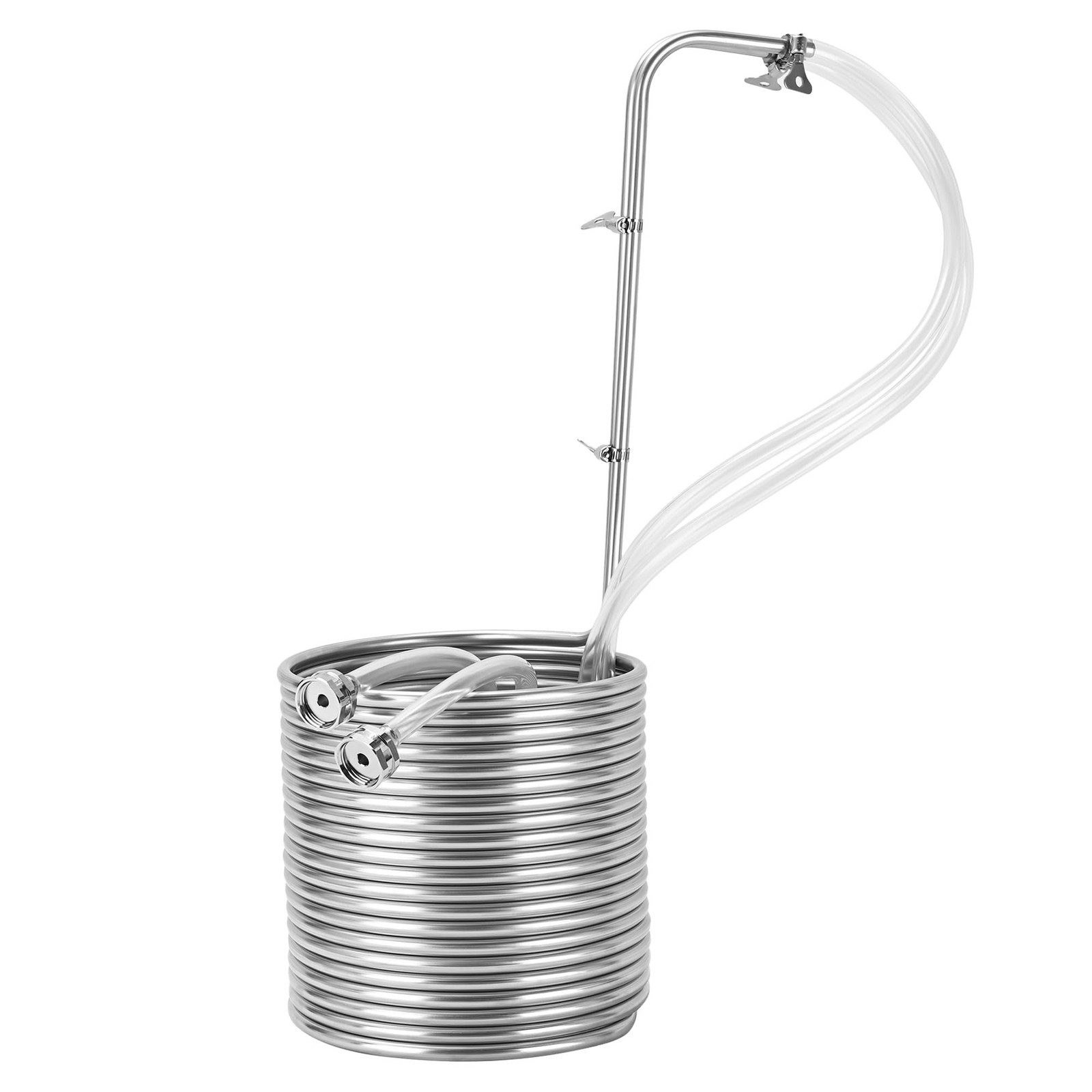 BACOENG 3/8" x 50Ft 304 Wort Chiller, Immerson Chiller, Stainless Steel Tubin...