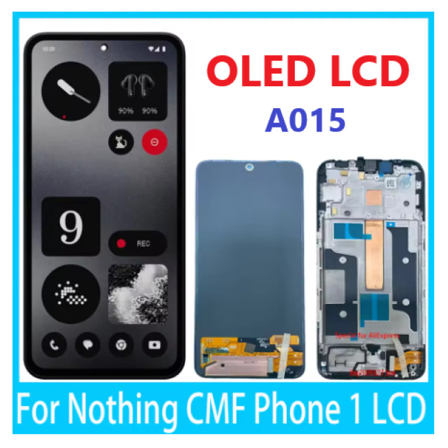 OLED For Nothing CMF Phone 1 A015 LCD Display Screen Touch Digitizer Assembly