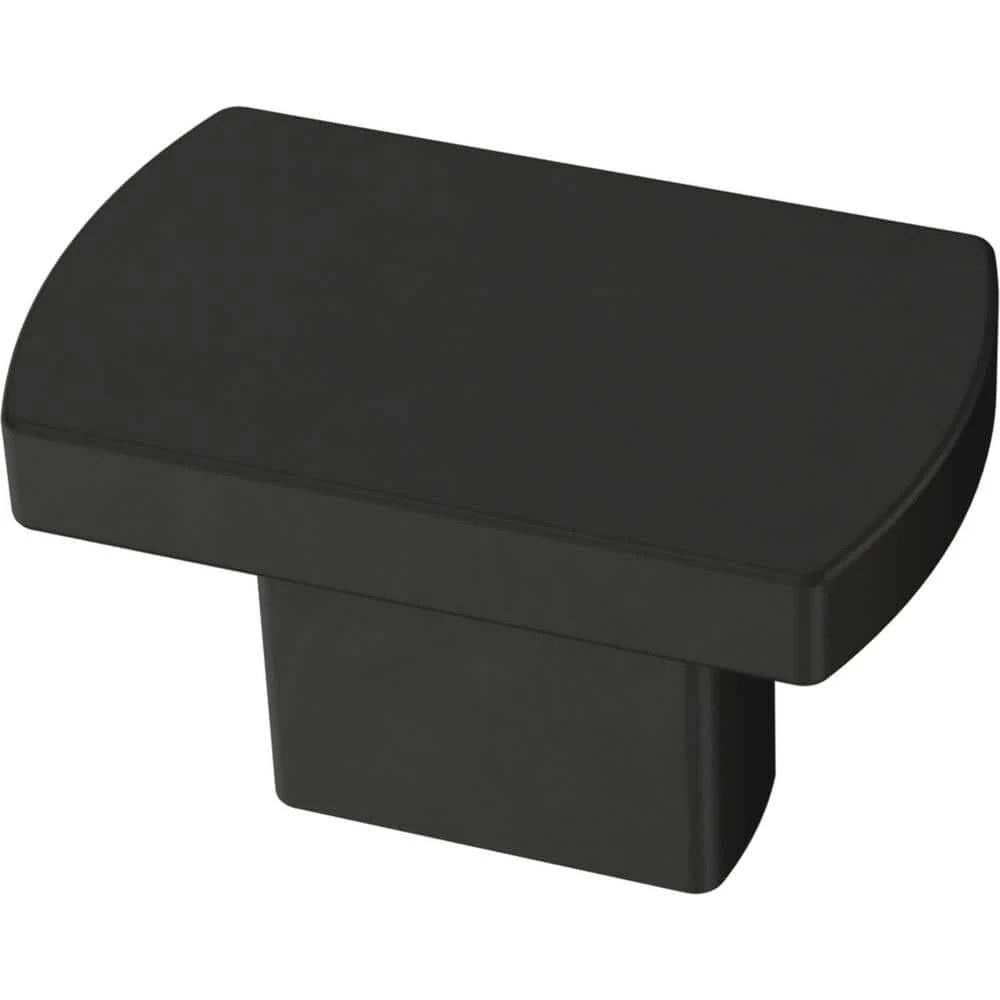 1-17/32" Wrought Modern Flat Black