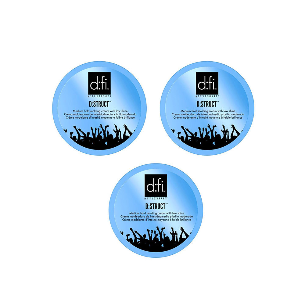 Pack Of 3 D:Fi D:Struct Pliable Molding Creme 5.3.Oz