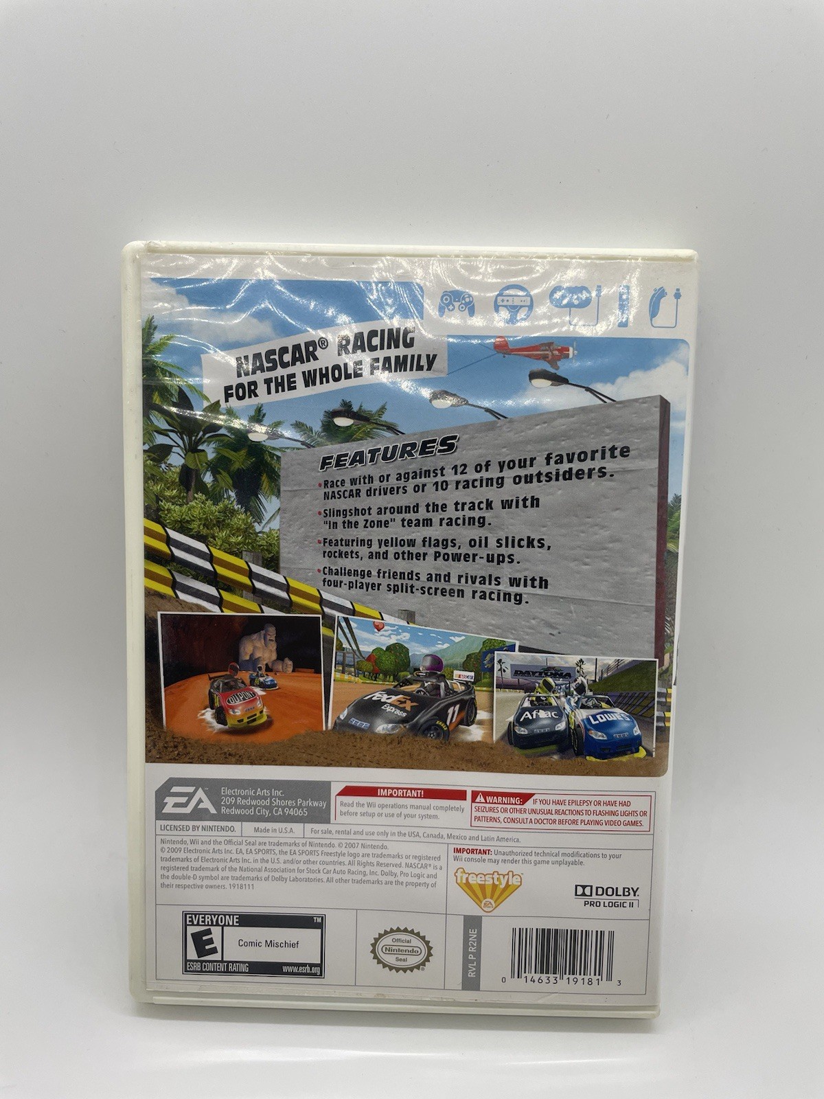 Wii NASCAR Kart Racing 2009 Game