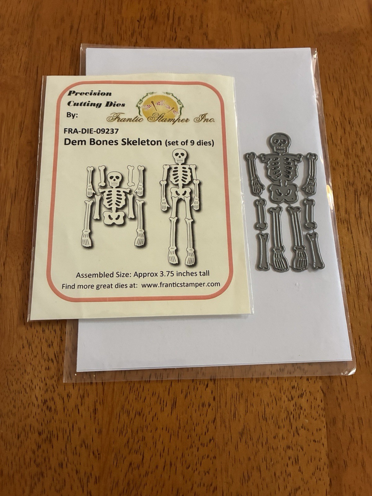 Frantic Stamper-Dem Bones Skeleton- Precision Cutting Dies- Halloween