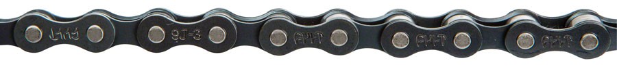 Cult 410 Single Speed Chain - Black Teflon Coated 1/8" with Pre-Installed Half