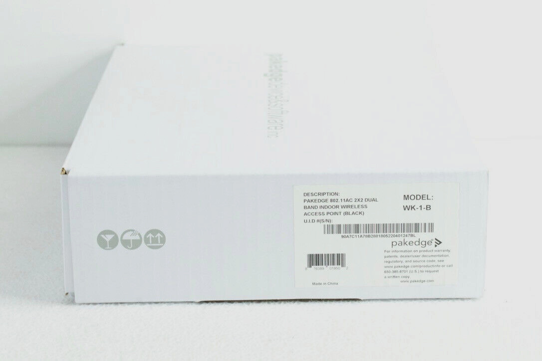 New Pakedge WK-1-B Wireless Access Point (Black) L118