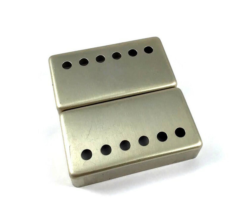 NEW - Nickel-Silver Pickup Covers (2), 1-15/16" Spacing - NO PLATING