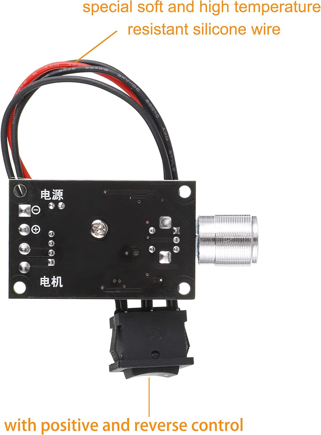 6V 12V 24V 28V 3A 80W DC Motor Speed Controller (PWM) Speed Adjustable