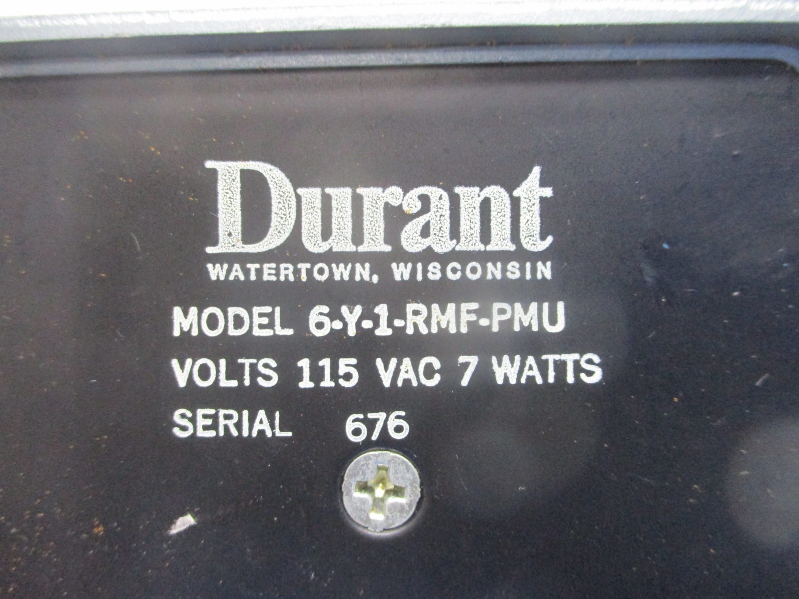 DURANT 6-Y-1-RMF-PMU COUNTER NSNP