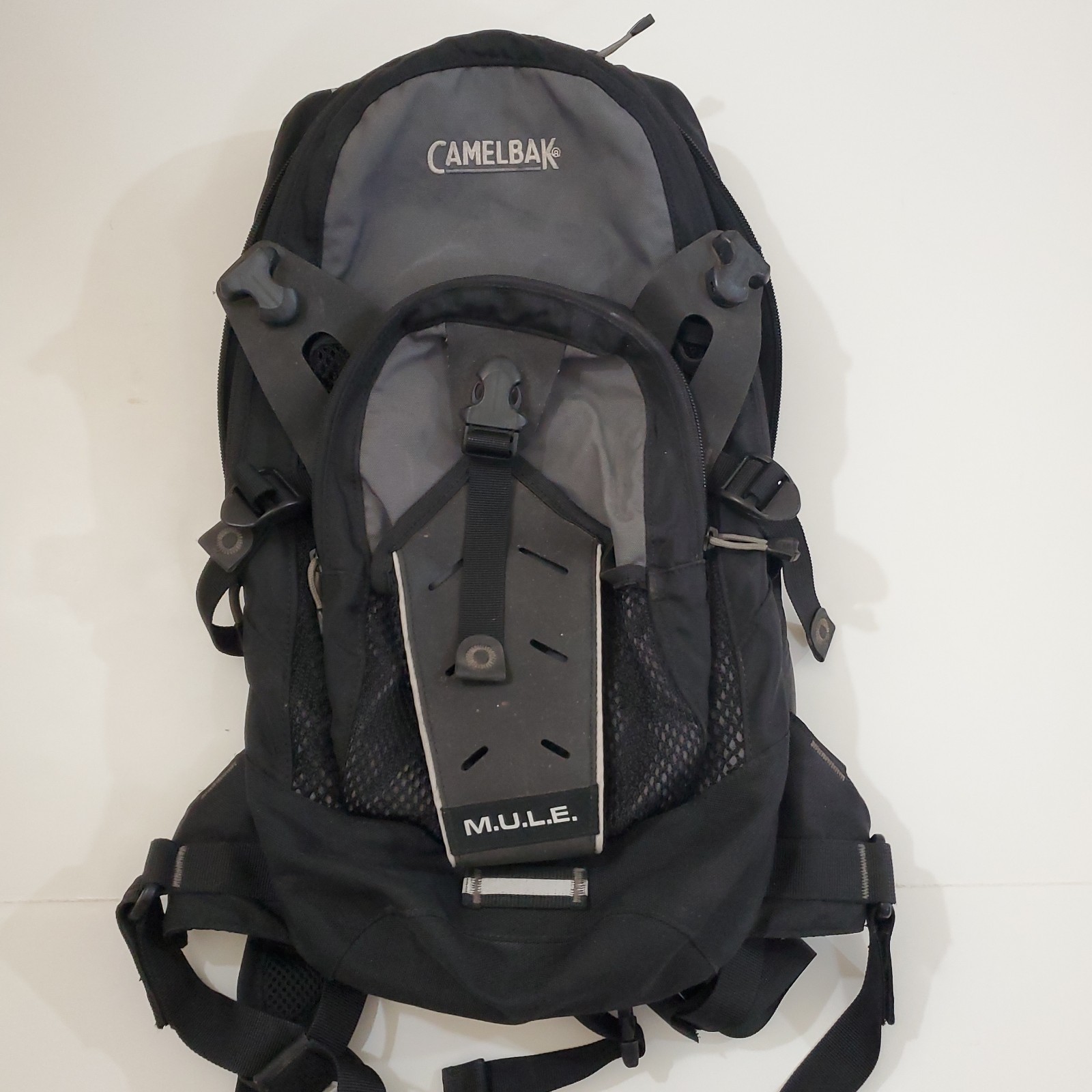 Camelbak M.U.L.E. Hydration Hiking Gray/Black Backpack **No Bladder!!!**