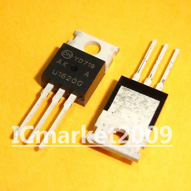 10 PCS MUR1620G TO-220 U1620G MUR1620 Ultrafast Recovery Rectiflers Diodes