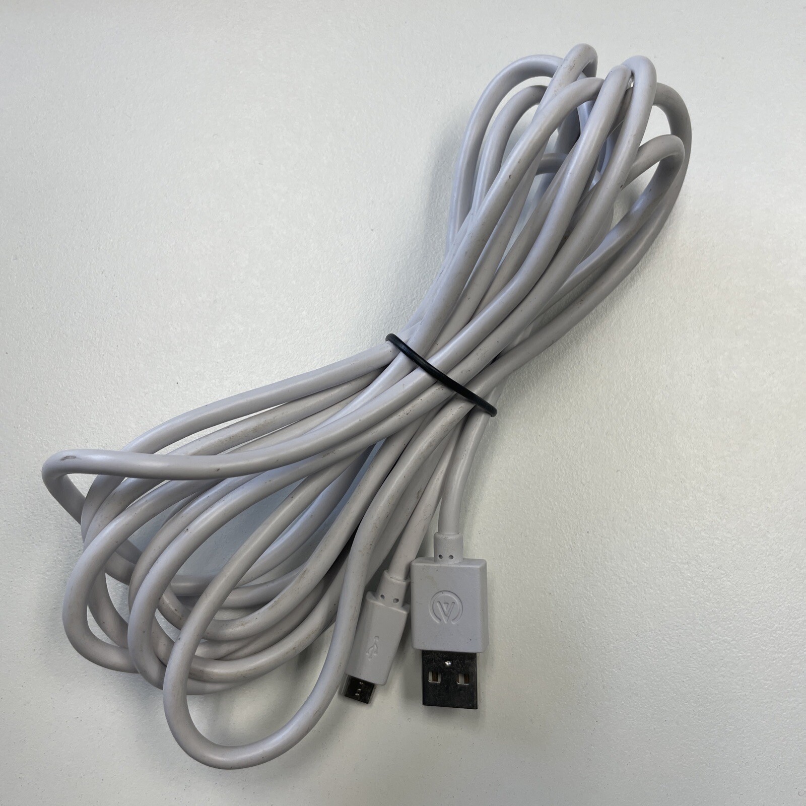 Original POWER A Micro USB Charging Cable for xbox one controller 10ft white