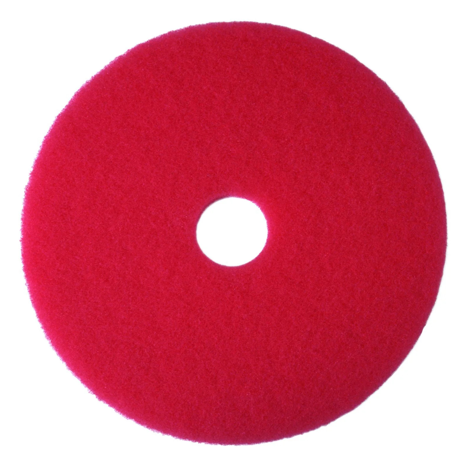 3M Red Buffer Pad 5100, Floor Buffer, Machine Use (Case of 5)