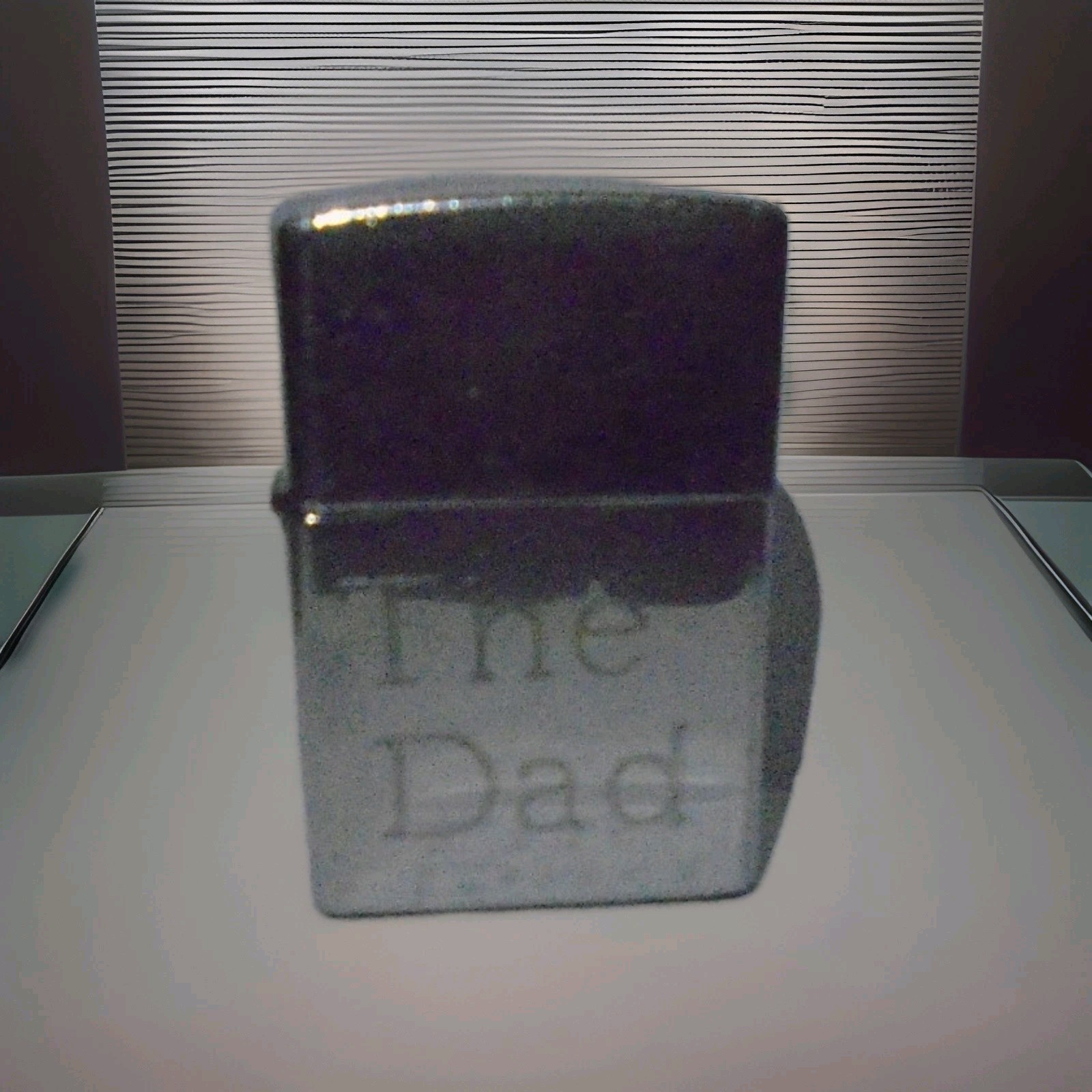 ZIPPO LIGHTER "THE DAD" ENGRAVED MENS LIGHTER-SEE PICTURES