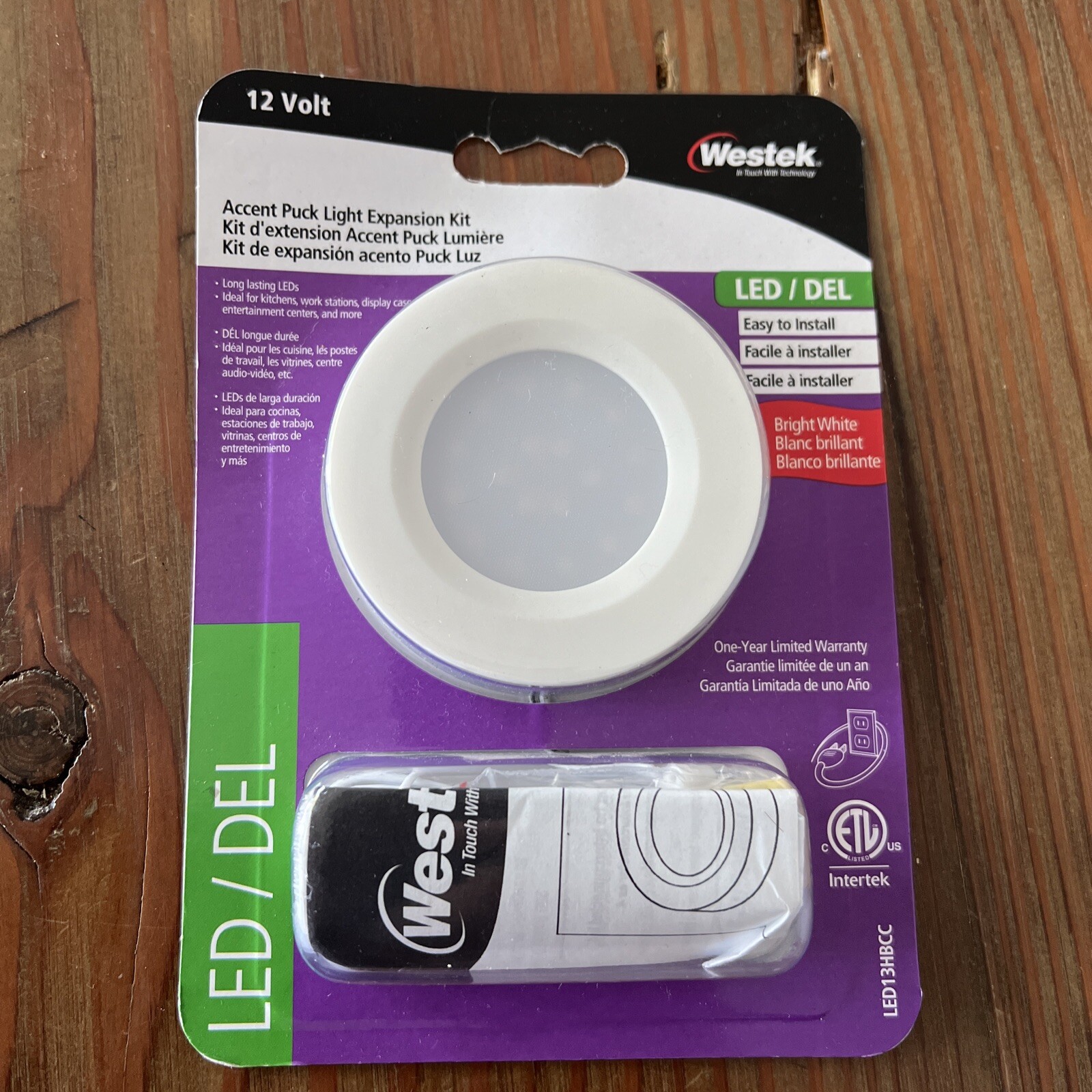 LED13HBCC LED Accent Puck expansion Lighting Kit White 12V