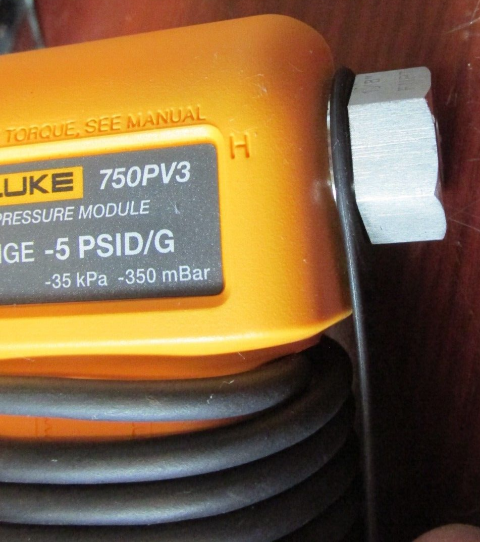 Fluke 750PV3 -5 PSID/G Pressure Module Vacuum Module **TESTED**