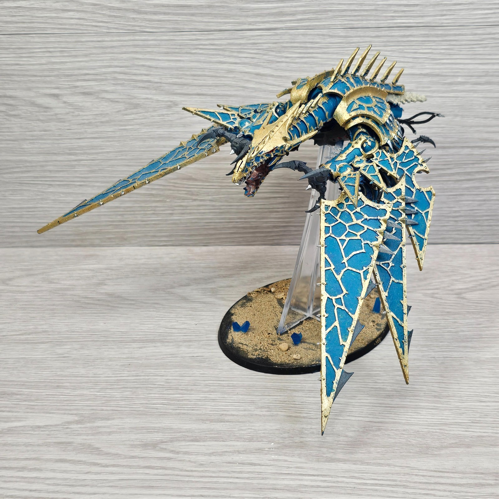 Warhammer 40K Chaos Space Marine Heldrake Thousand Sons Built Painted