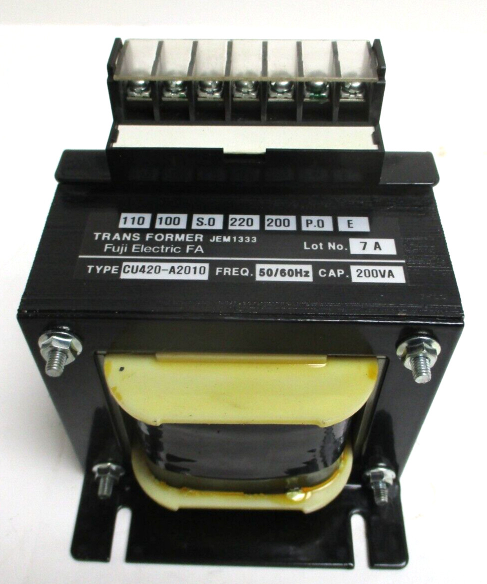 FUJI ELECTRIC FA , CU420-A2010 TRANSFORMER , SURPLUS